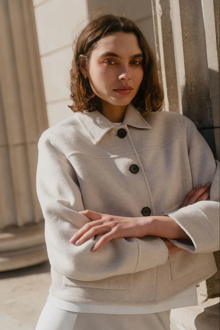Ranger Marle Wool Blend Soft Jacket. By Rosa