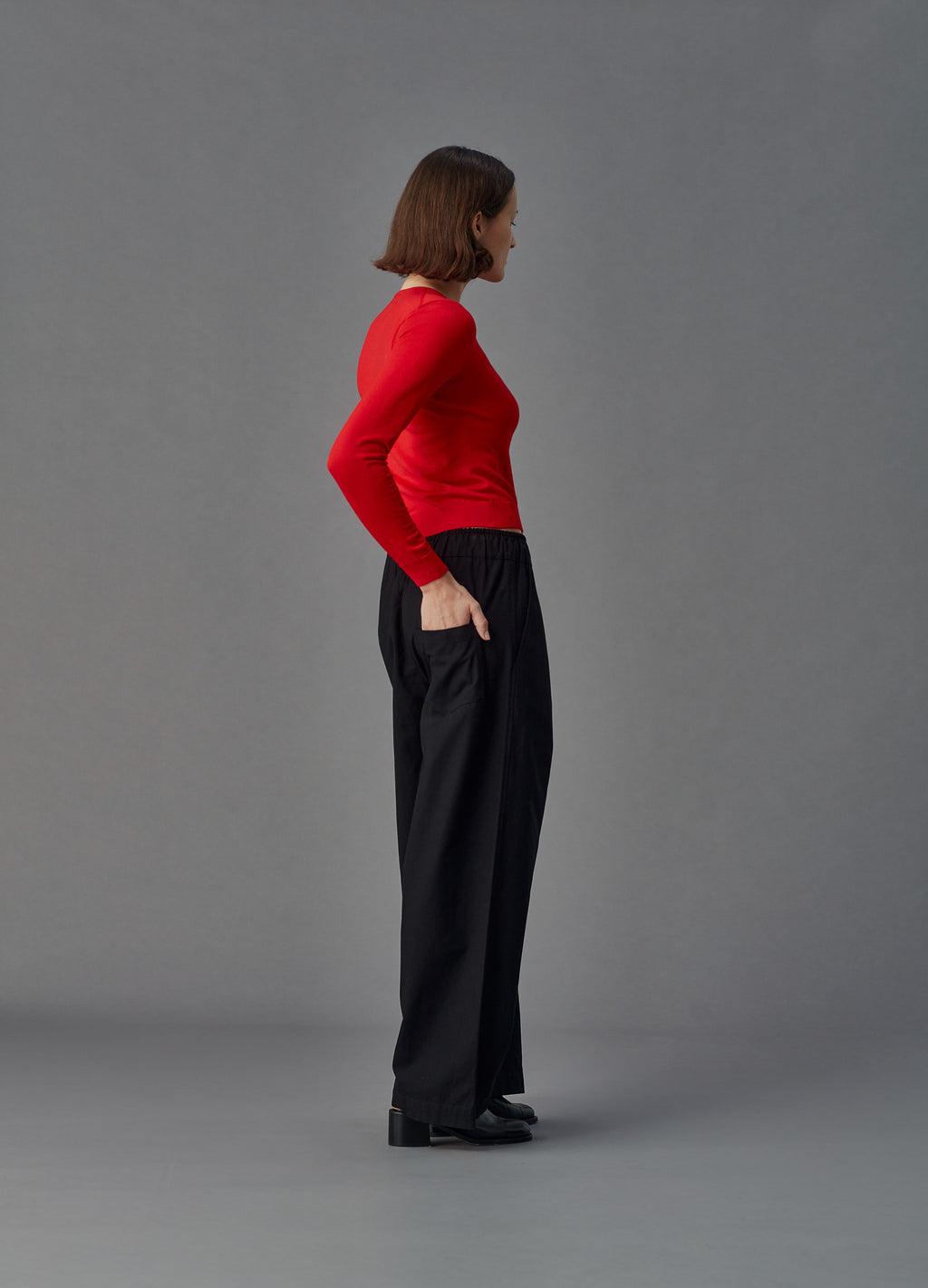 Merino Crop Crew Cardi Standard Issue