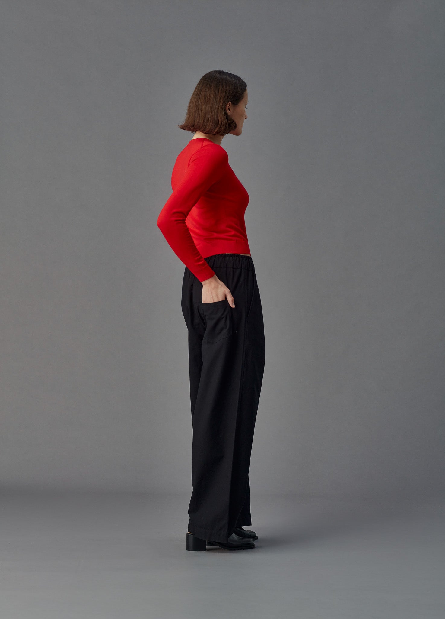 Merino Crop Crew Cardi Standard Issue