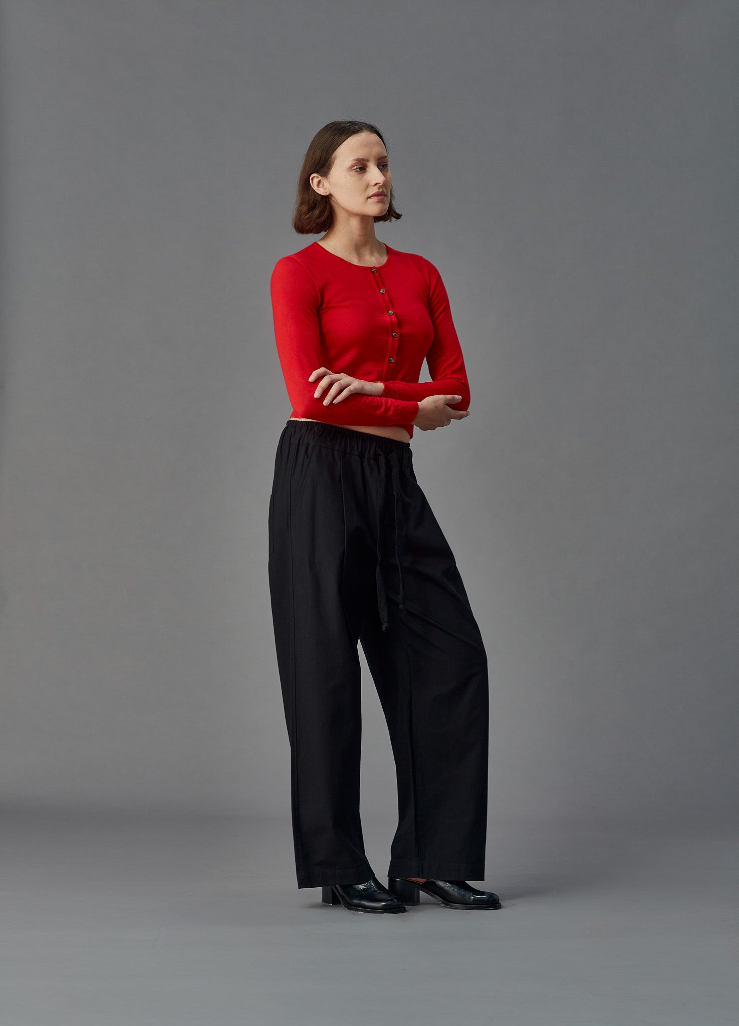 Merino Crop Crew Cardi Standard Issue