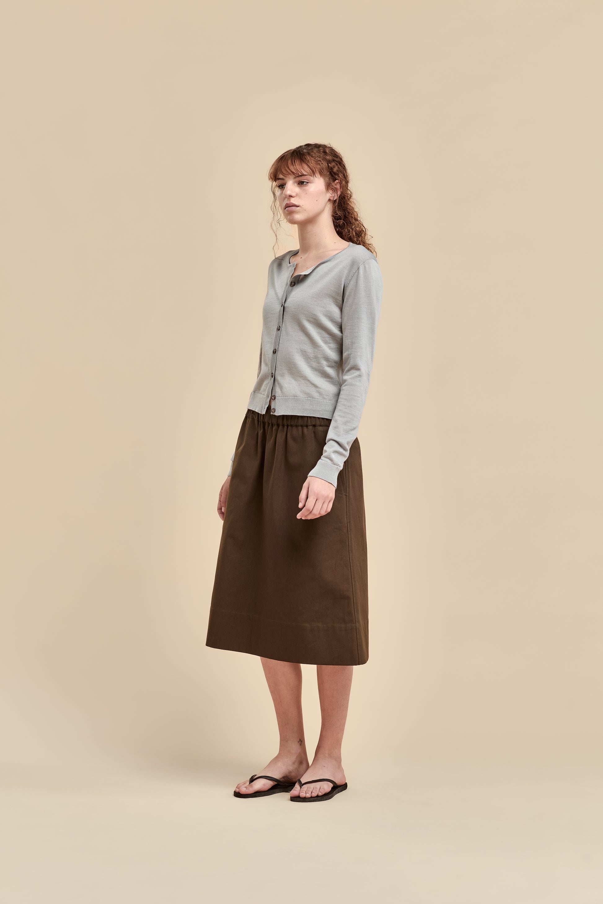 Merino Crop Crew Cardi - Standard Issue