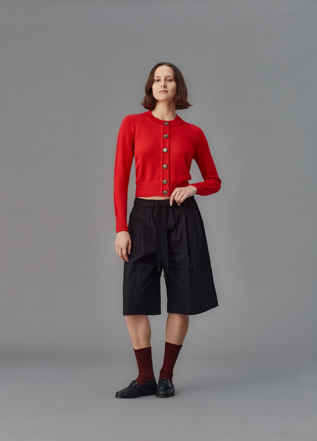 Merino Crew Neck Cardigan Standard Issue