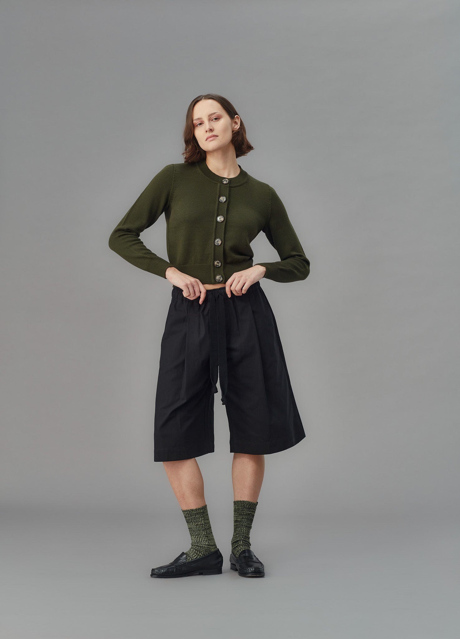 Merino Crew Neck Cardigan Standard Issue