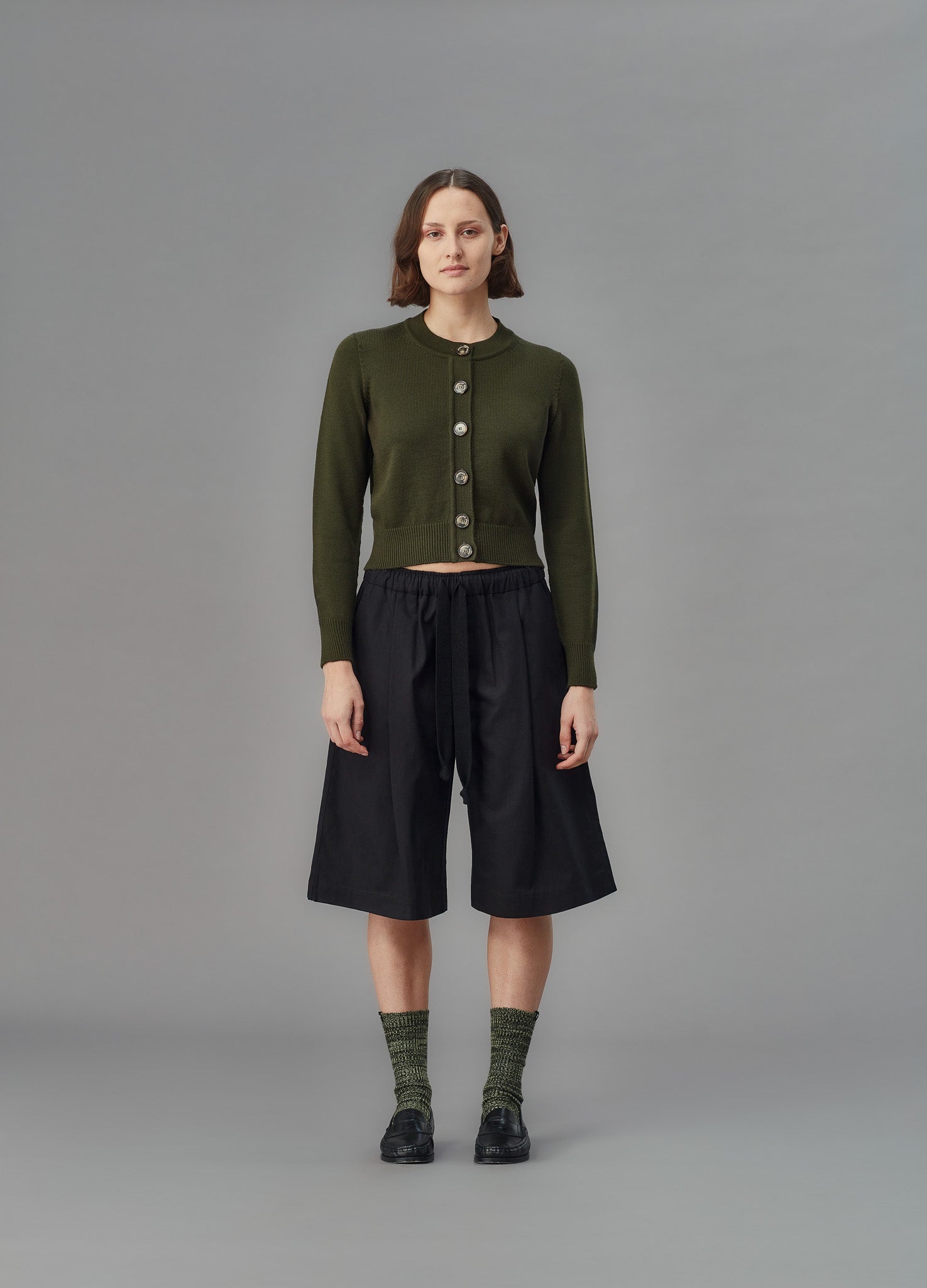 Merino Crew Neck Cardigan Standard Issue