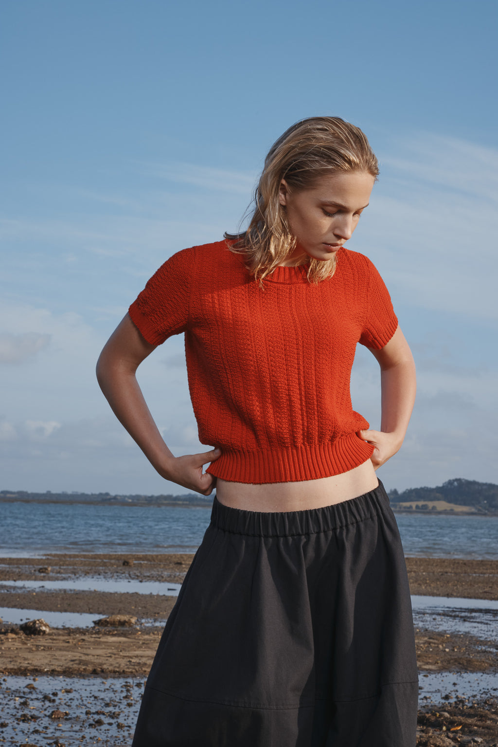 Cotton grain T Shirt