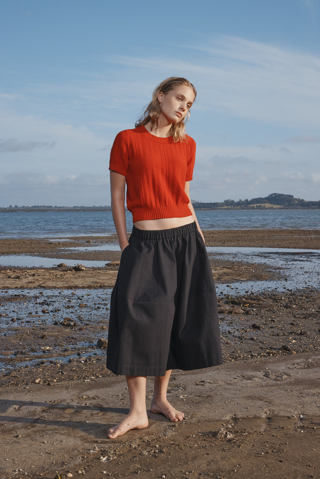 Cotton grain T Shirt
