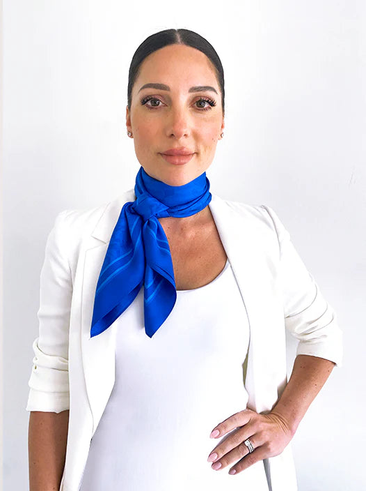 The Bolton Large Silk Scarf