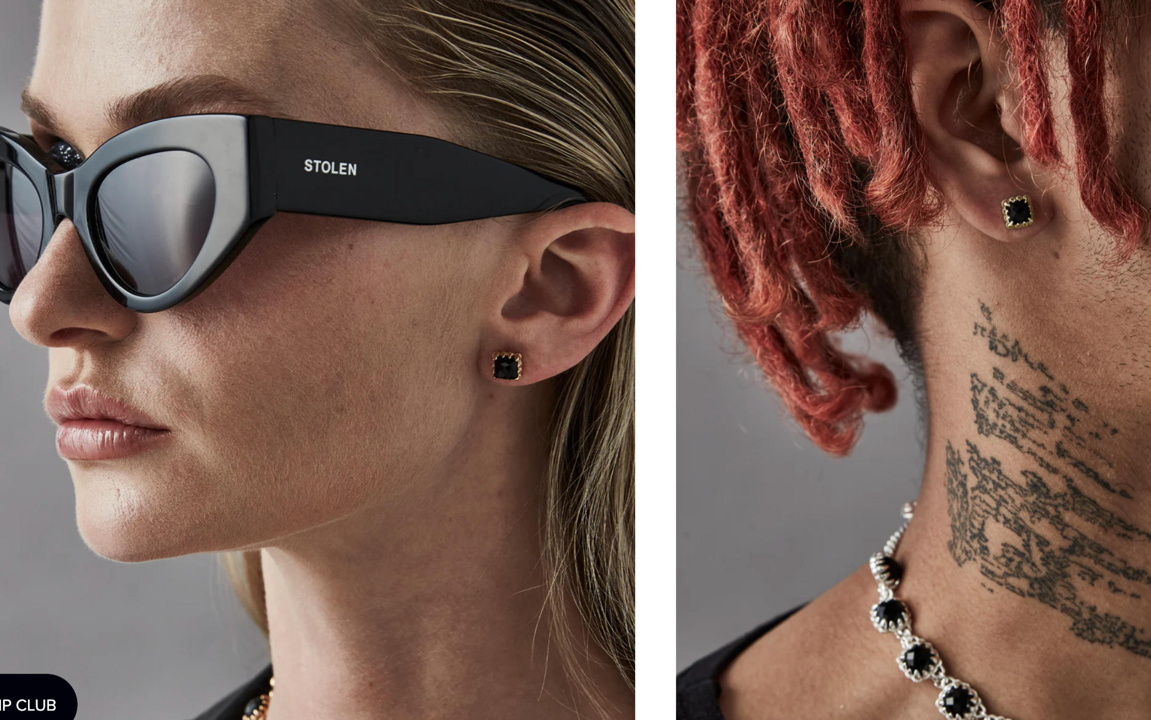 Stolen girlriends club mini claw studs gold