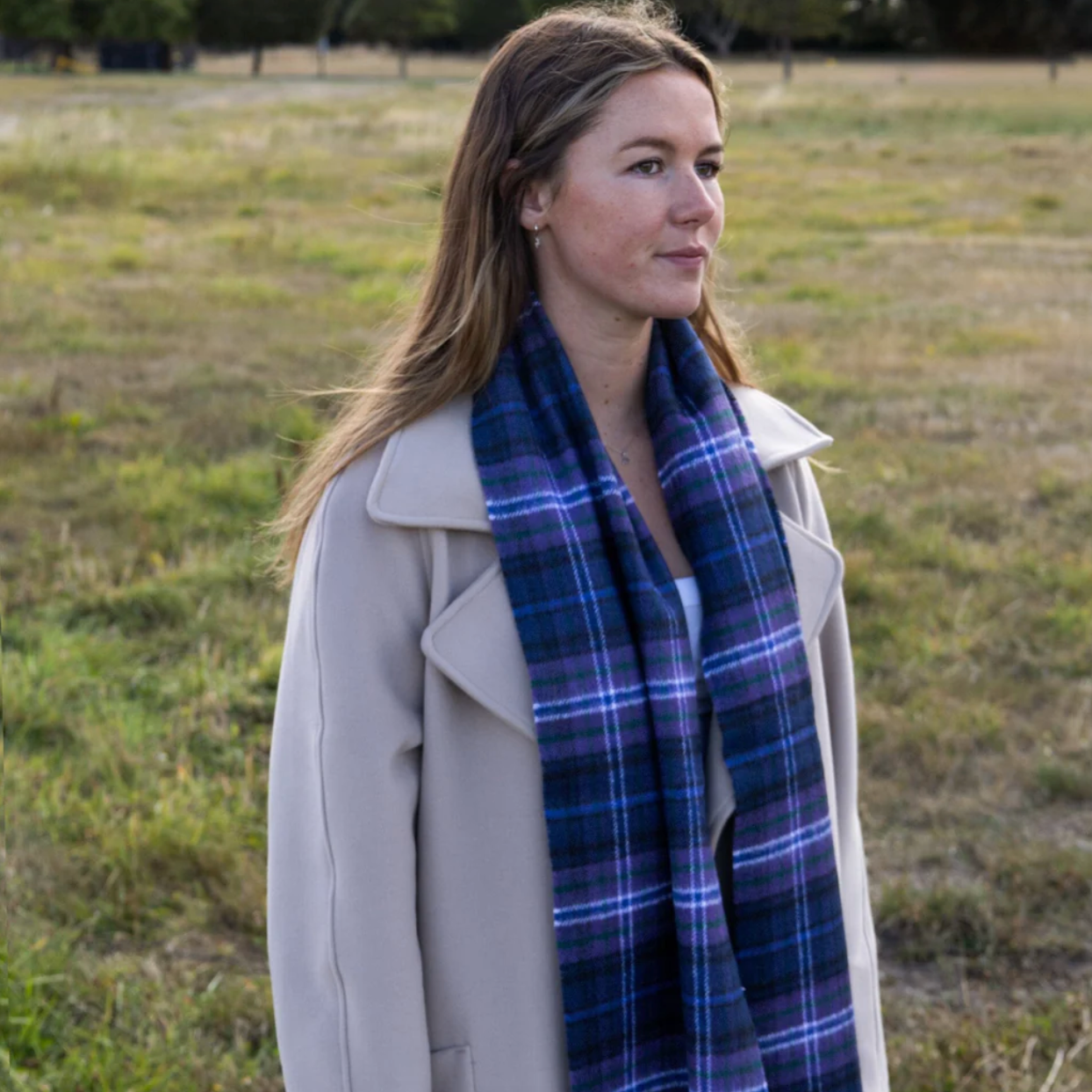 Bowhill Lochcarron lambswool scarf