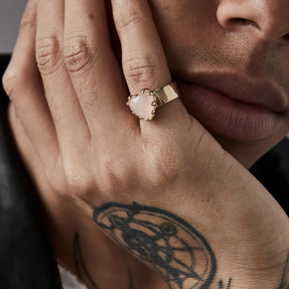 Stolen girlfriends love claw ring gold plated