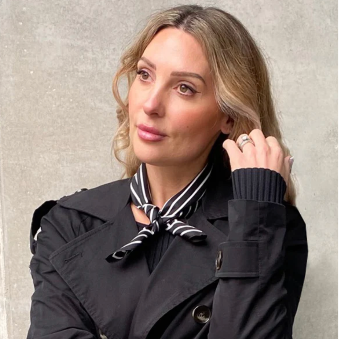 Dark Hampton The Tait Silk Scarf