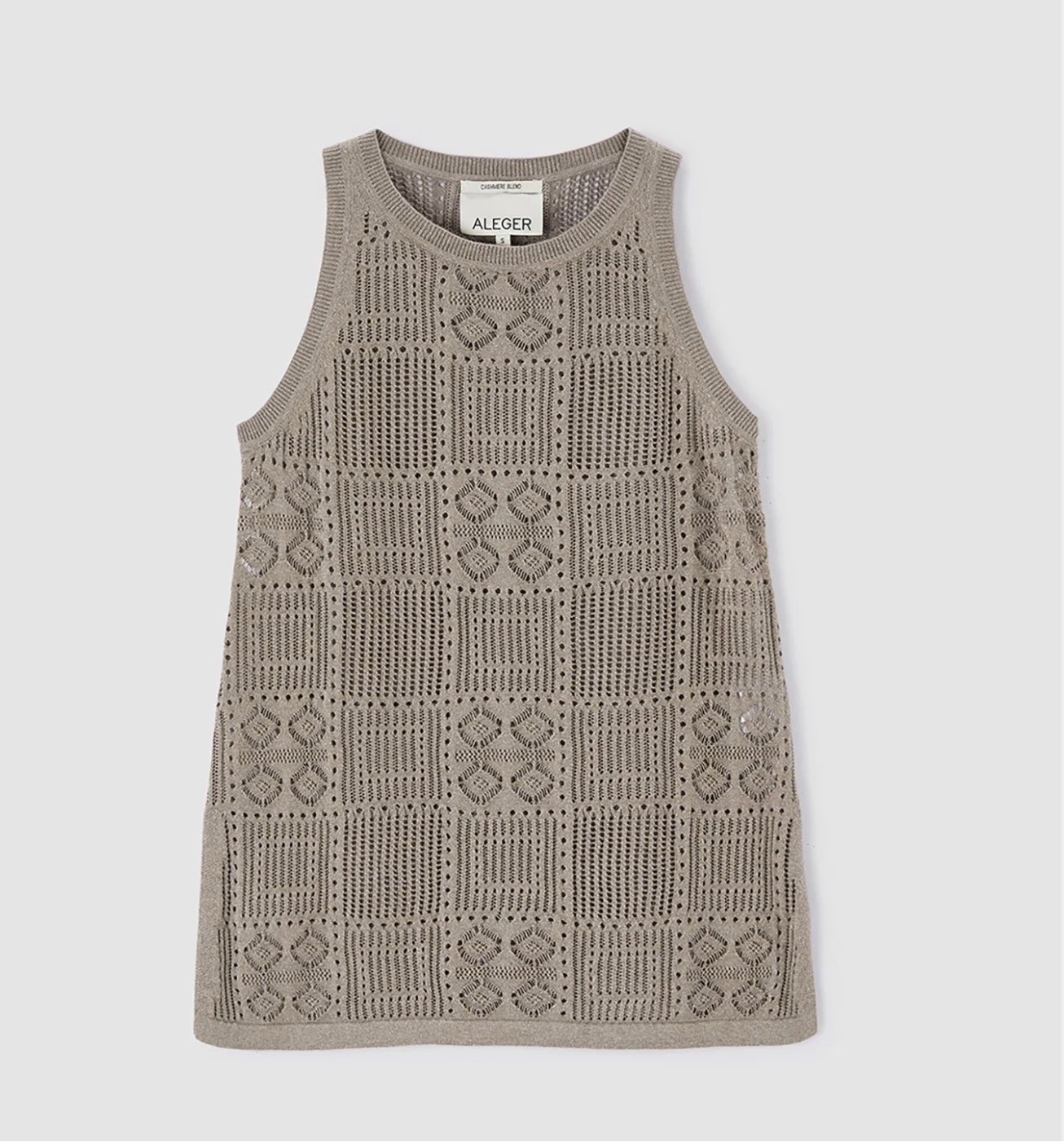 N.2340 GUIPURE TANK Alegar