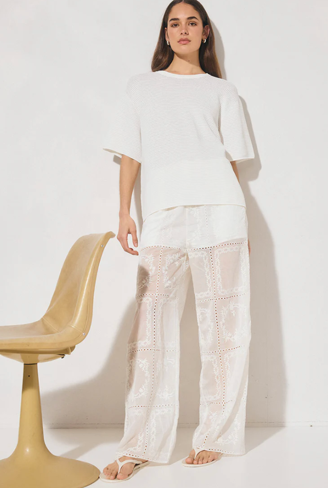Soma Knit Tee White