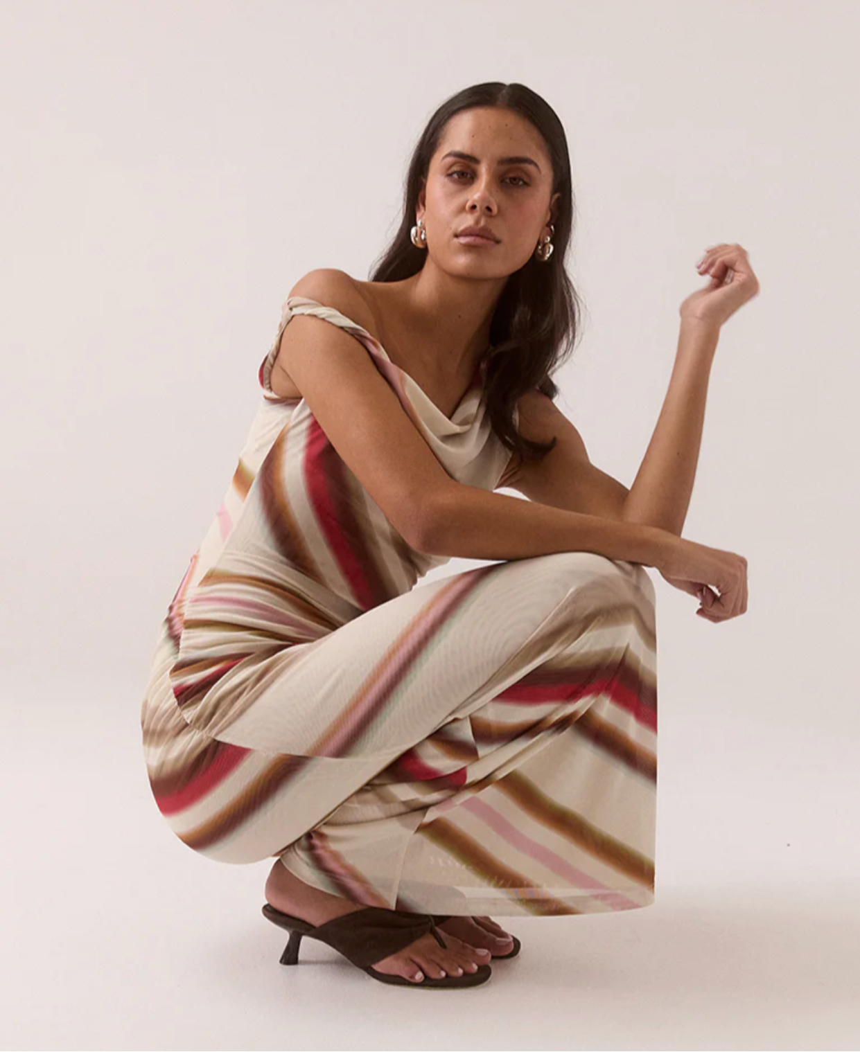 Cyrus Dress Latte Sovere