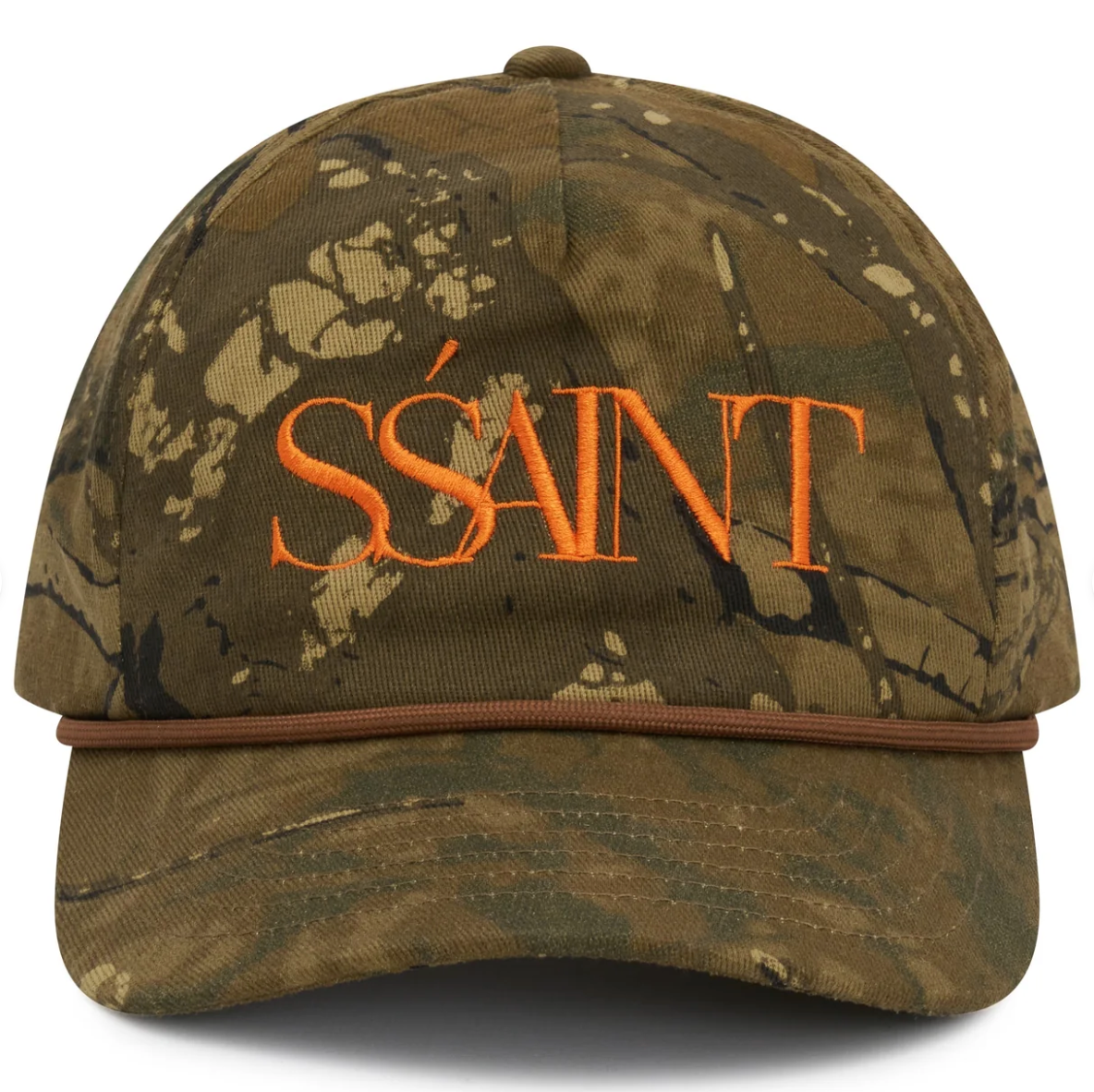 SŚAINT Camo Five-Panel Cap