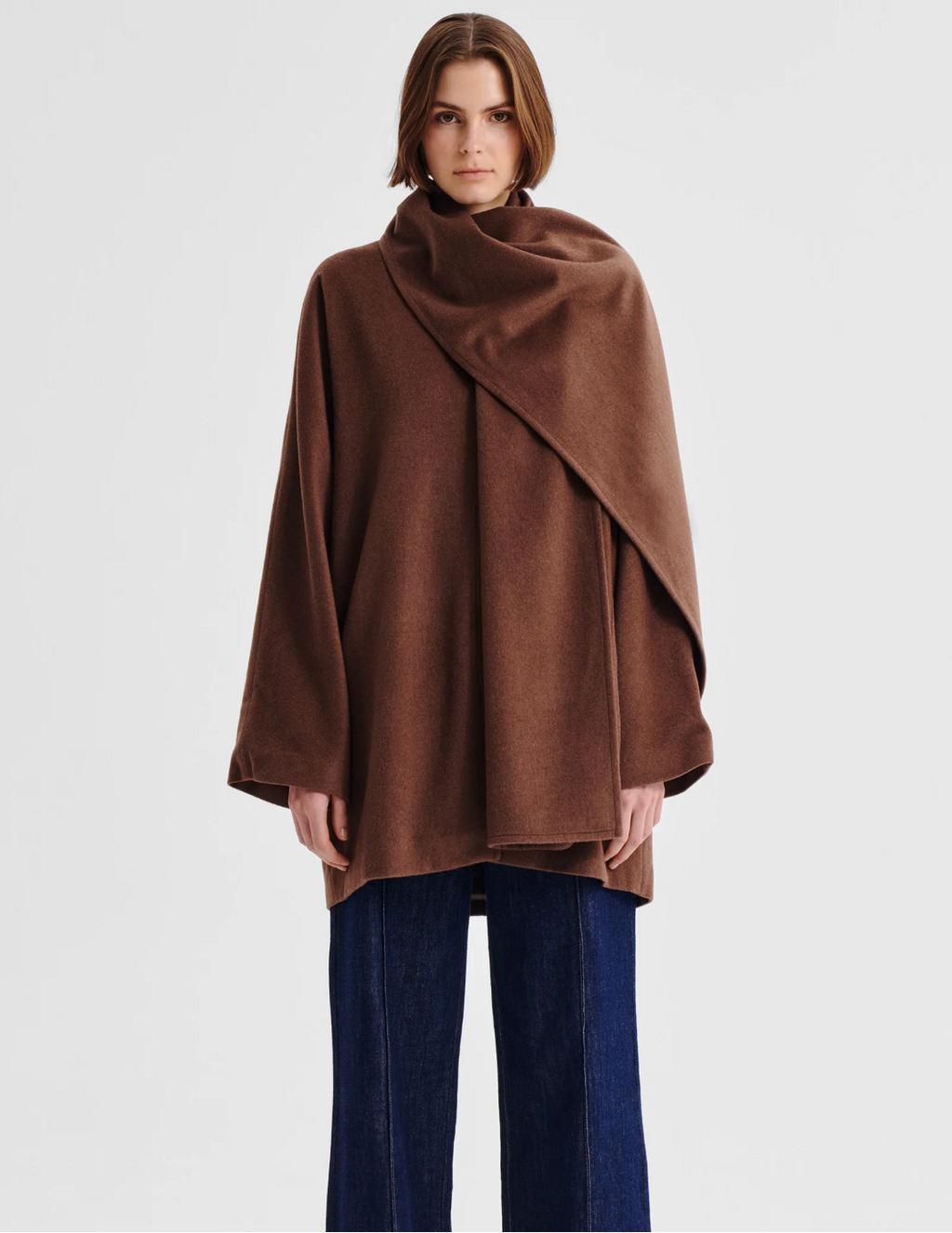 Etta Cape Coat Nutmeg Morrison