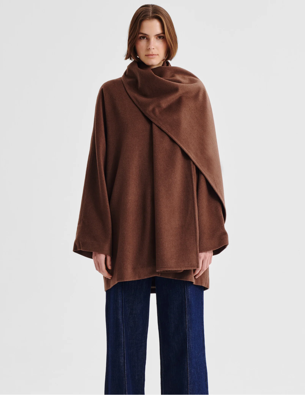 Etta Cape Coat Nutmeg Morrison