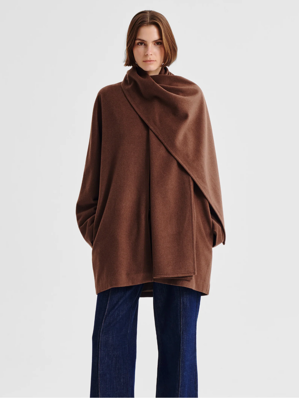 Etta Cape Coat Nutmeg Morrison