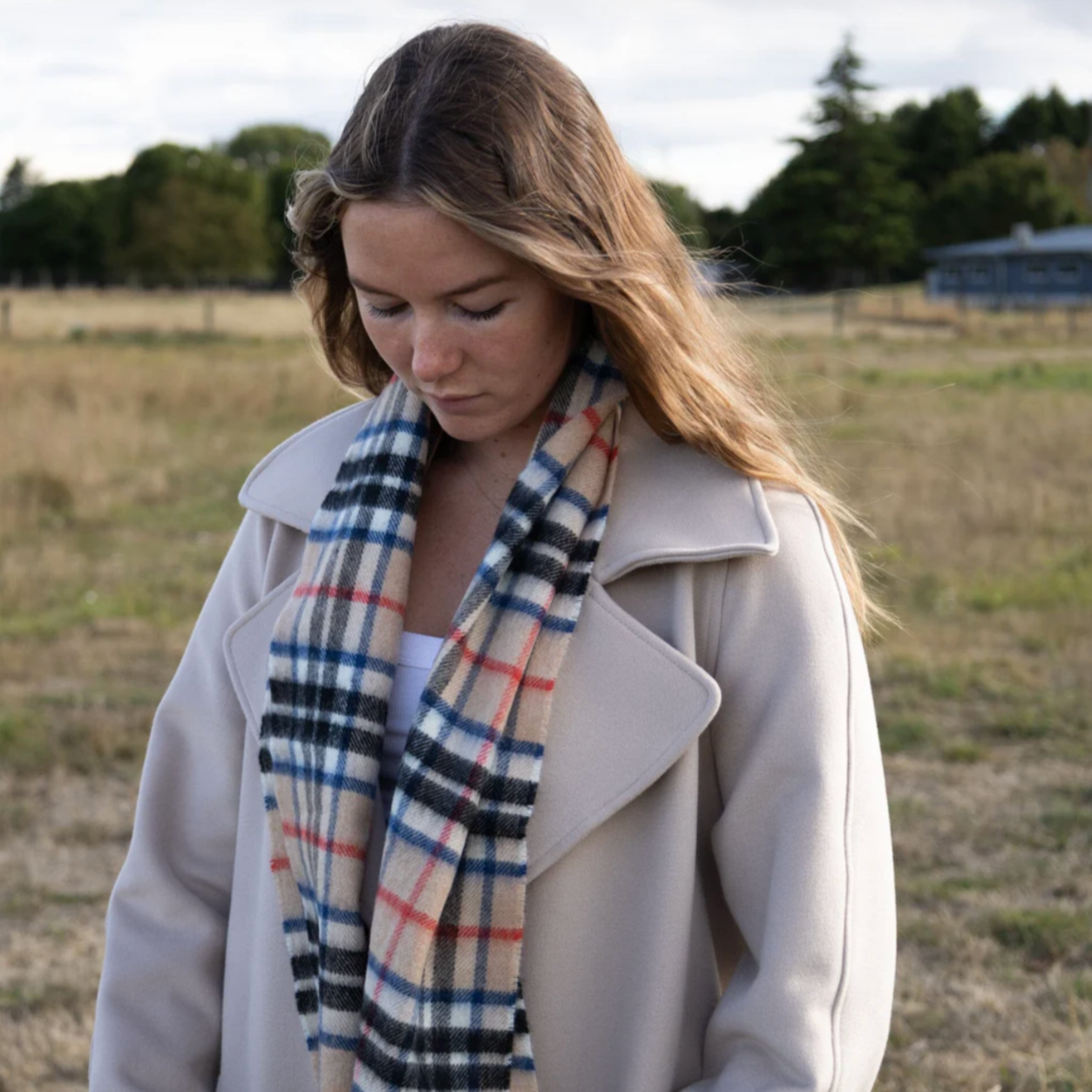 Bowhill Lochcarron lambswool scarf