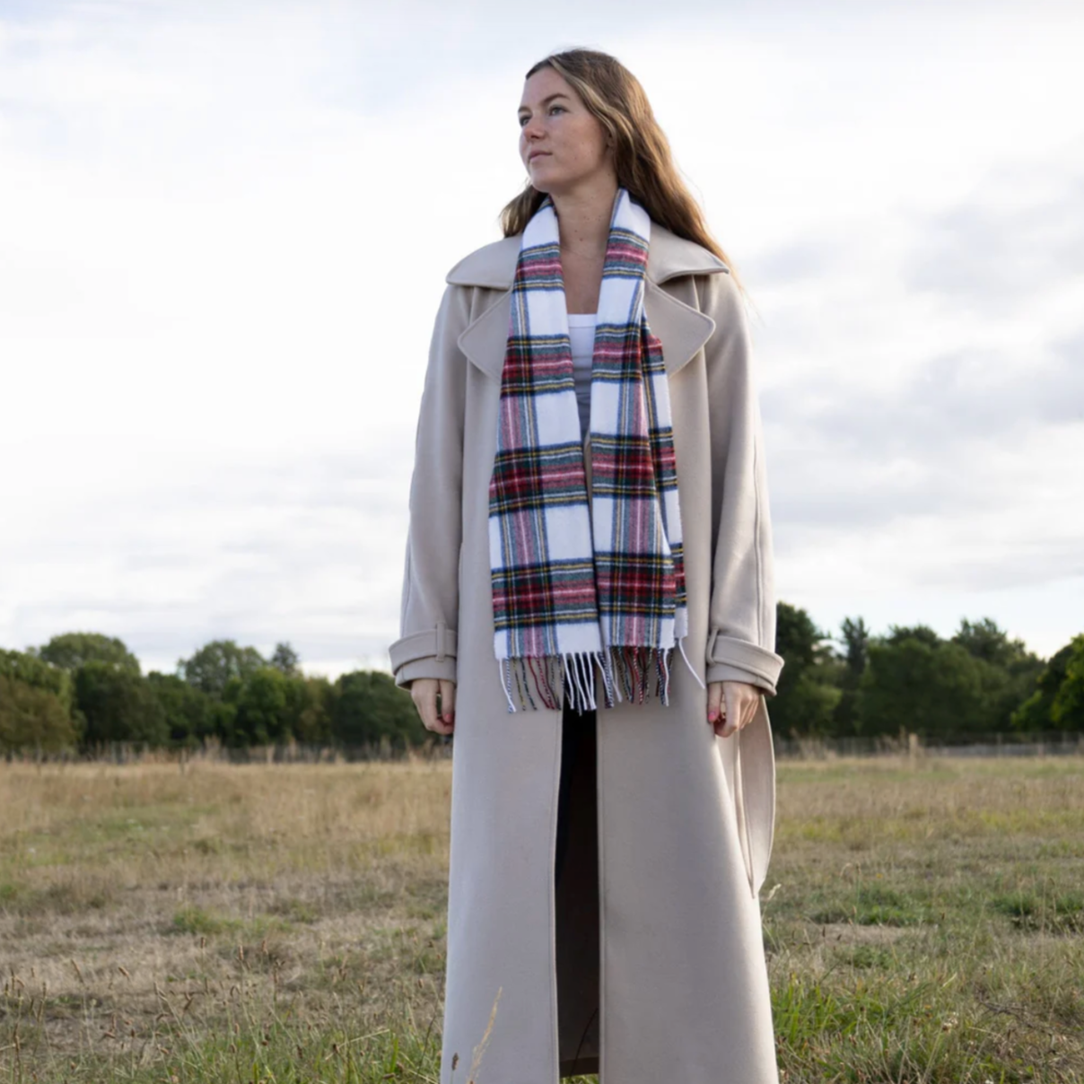 Bowhill Lochcarron lambswool scarf