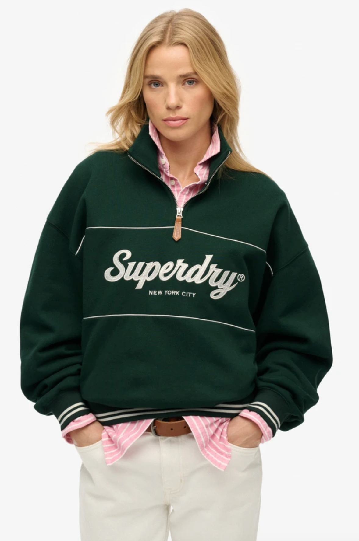 Superdry Country Club Loose 1/4 Zip