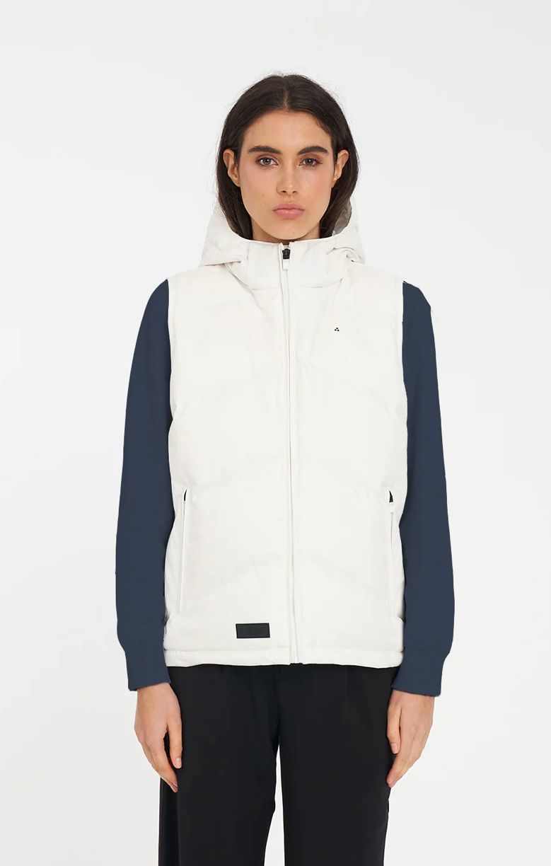 Classic Down Vest Herringbone Huffer