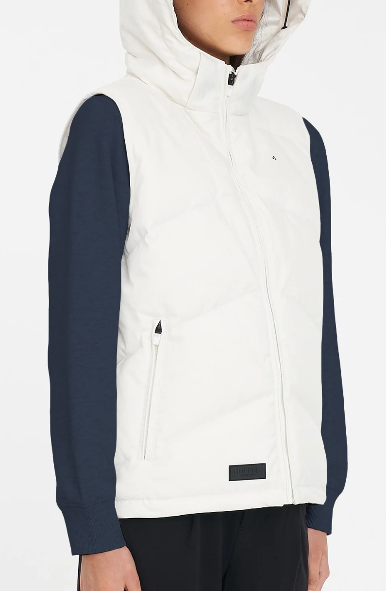 Classic Down Vest Herringbone Huffer