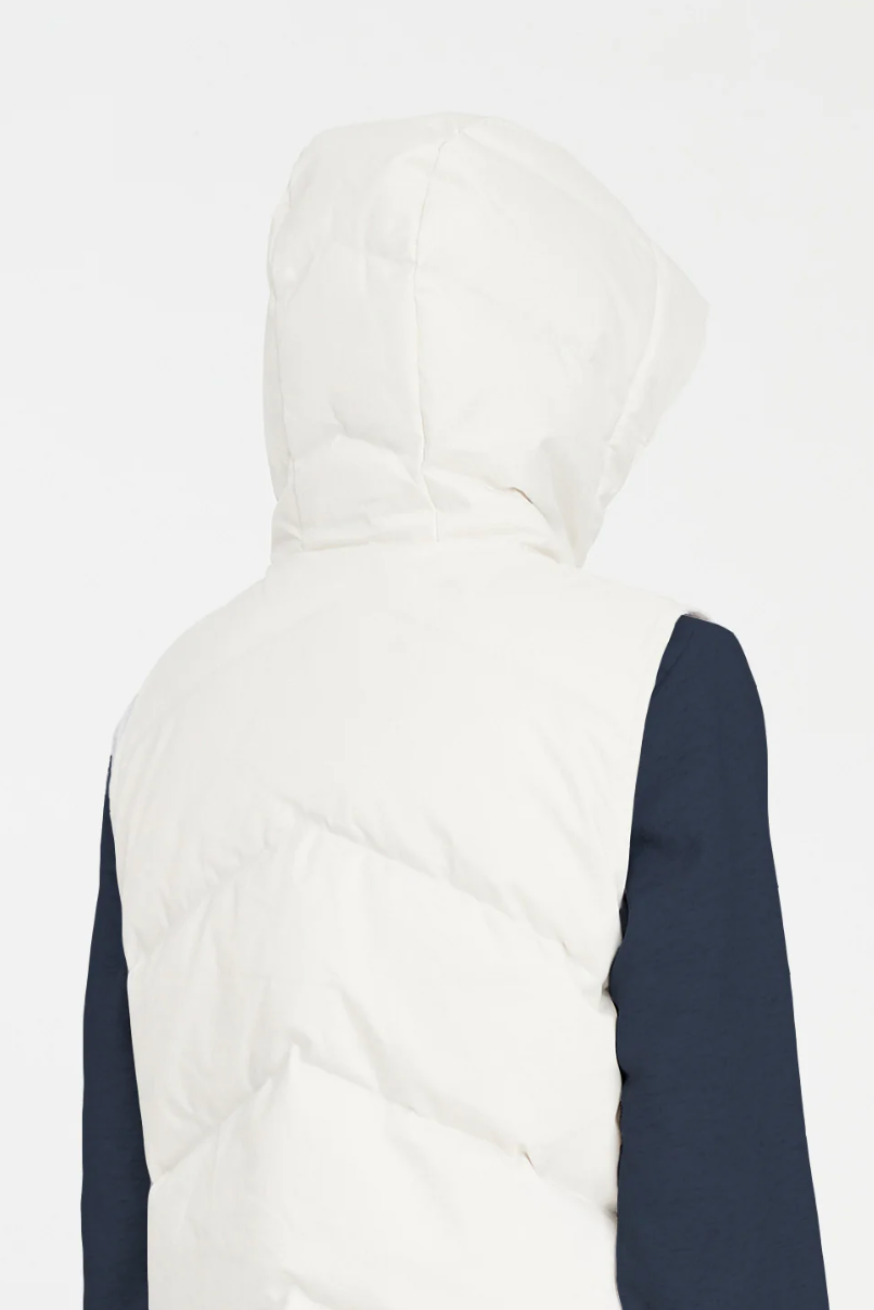 Classic Down Vest Herringbone Huffer