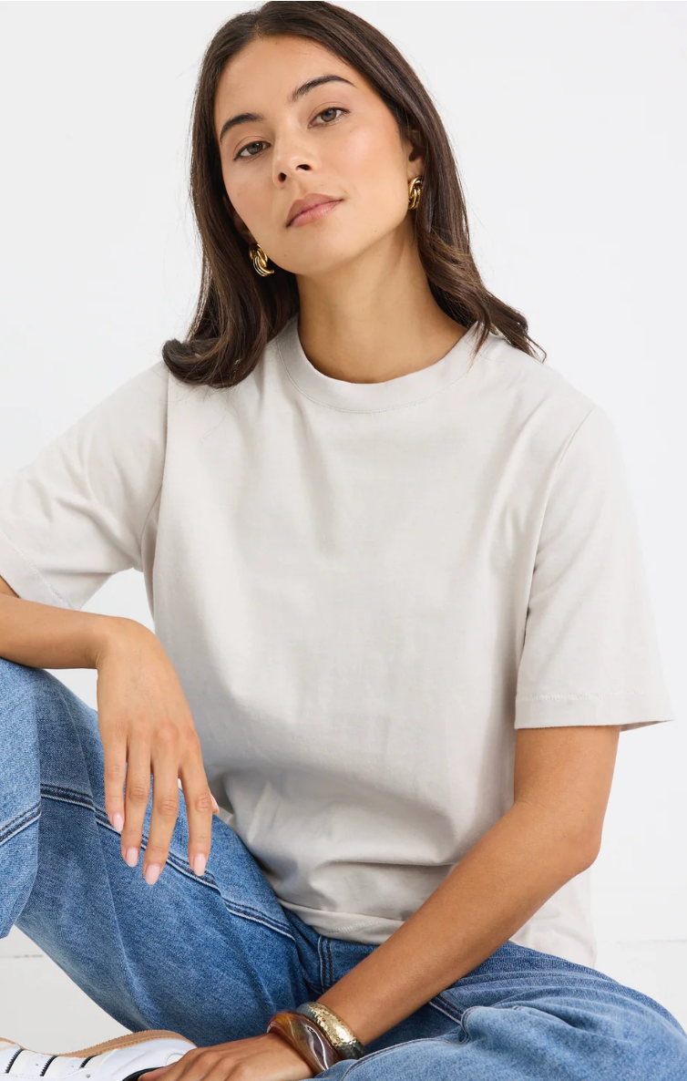 Street Stone Crew Short Sleeved Boxy Tee. Stories Be Told