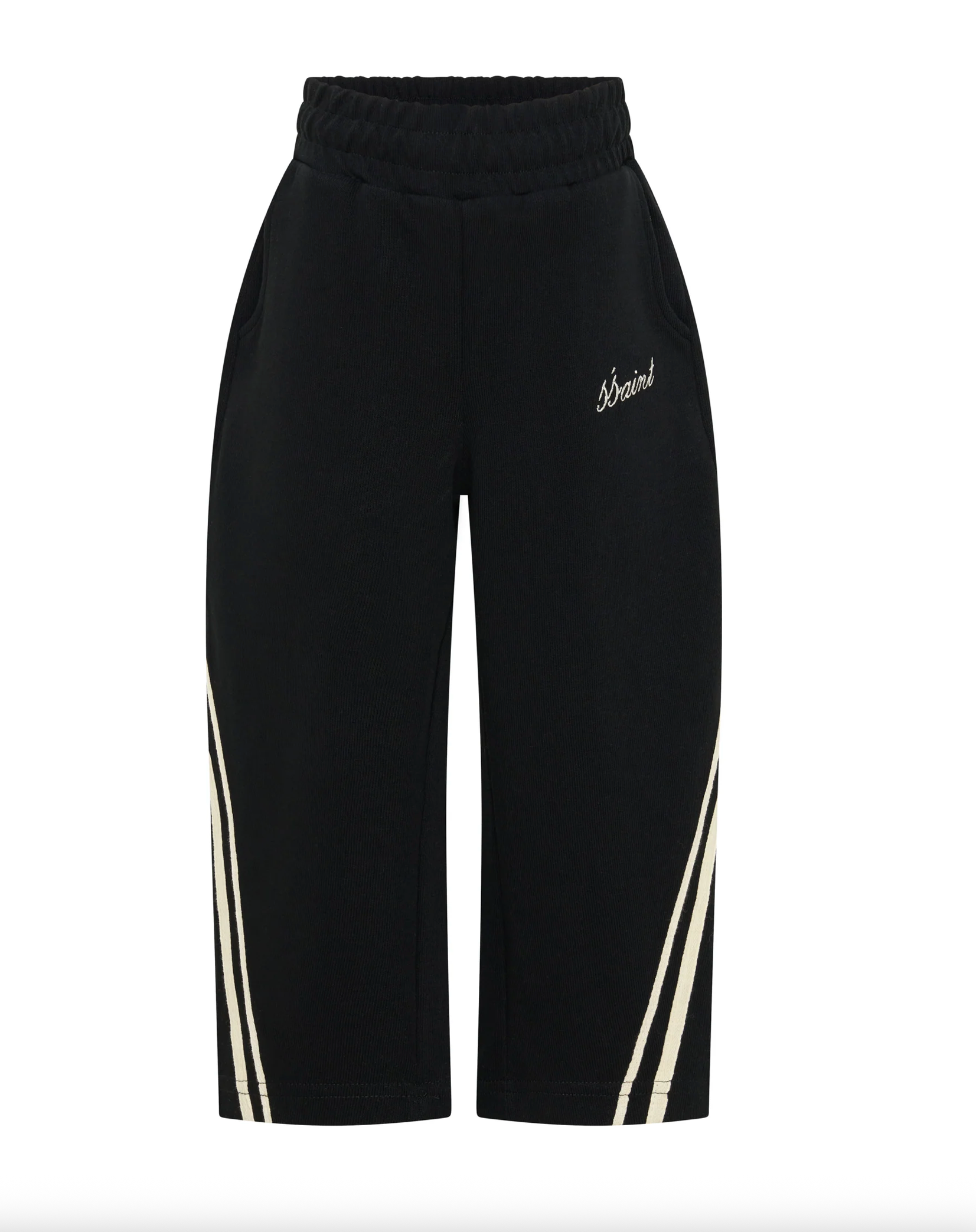 SŚAINT Kids Barrel Pants - Black/Butter