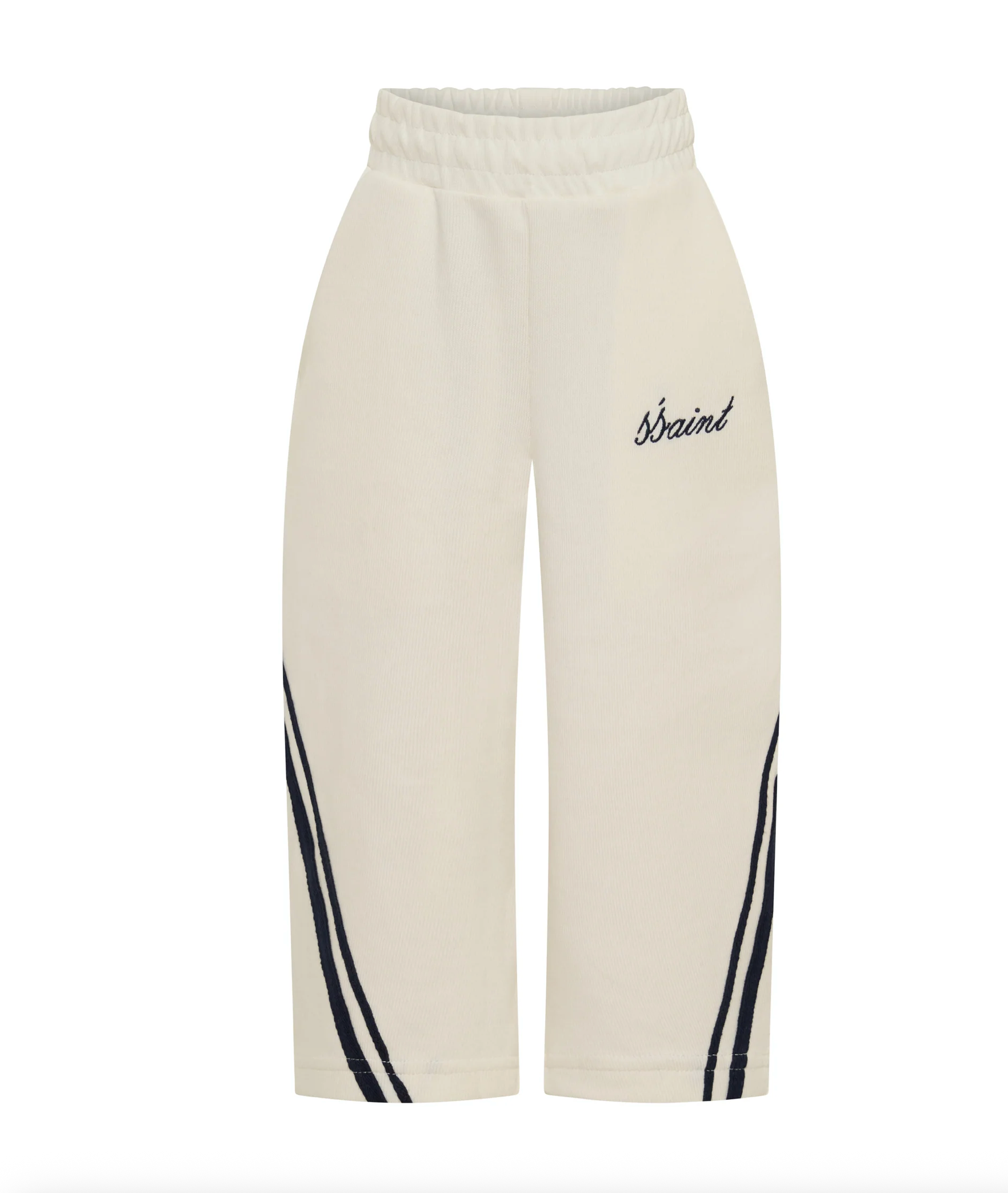 SŚAINT Kids Barrel Pants - Butter/Navy