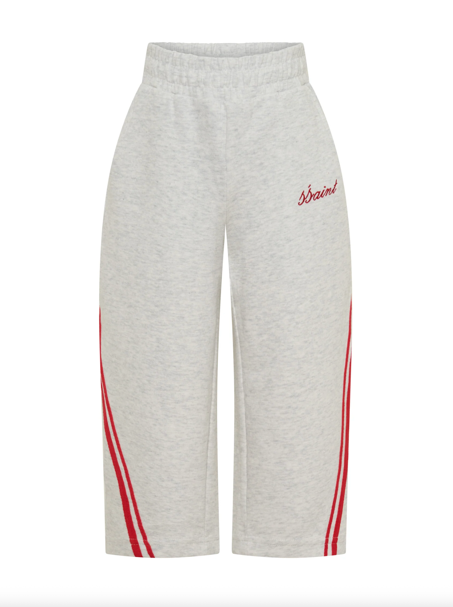 SŚAINT Kids Barrel Pants - Grey/Red