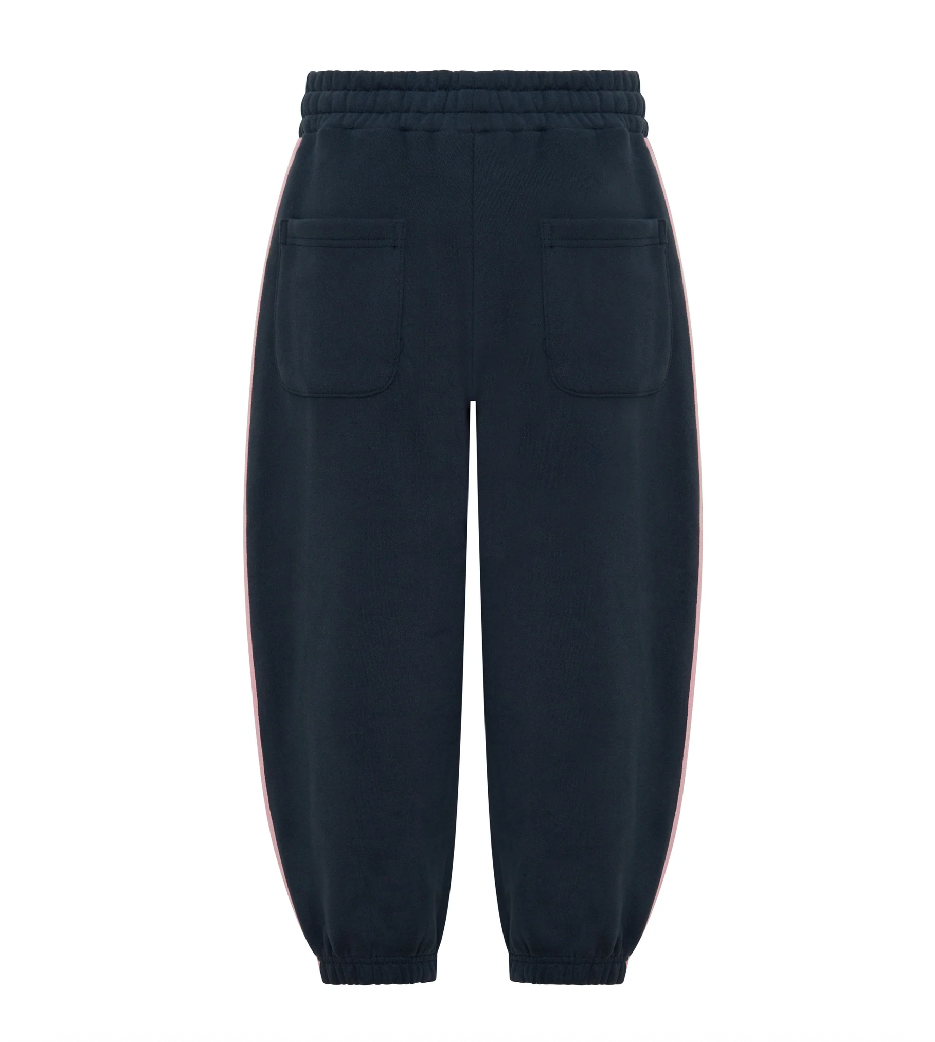 SŚAINT Kids Fleece Trackpant - Navy/Pink