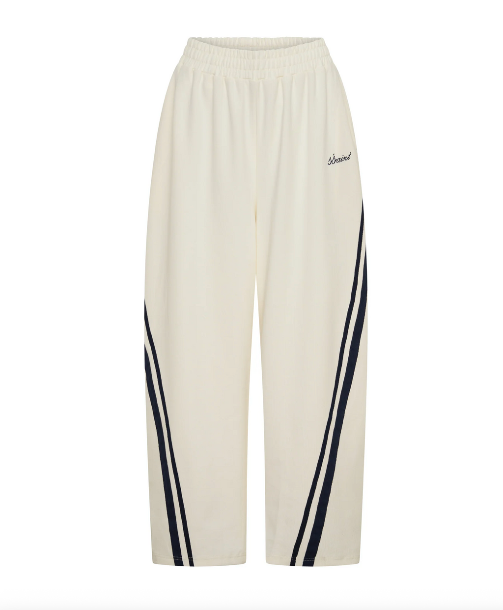 SŚAINT Barrel Trackpant - Butter/Navy