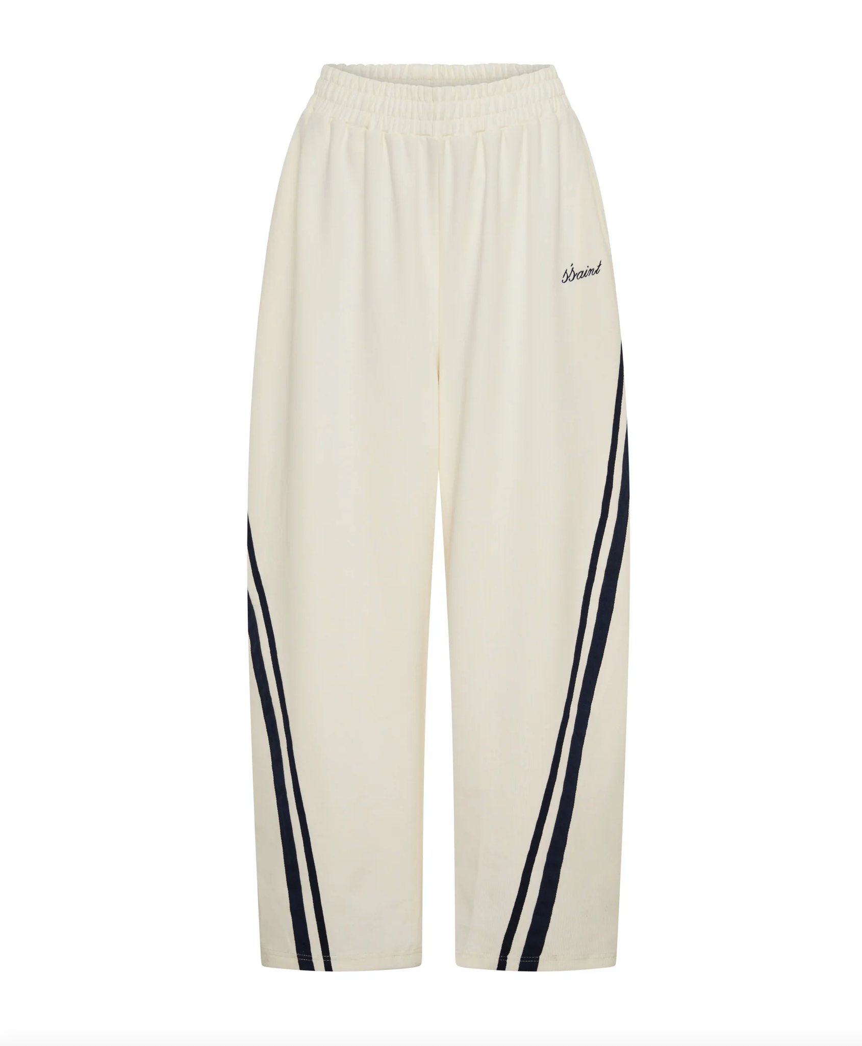 SŚAINT Barrel Trackpant - Butter/Navy