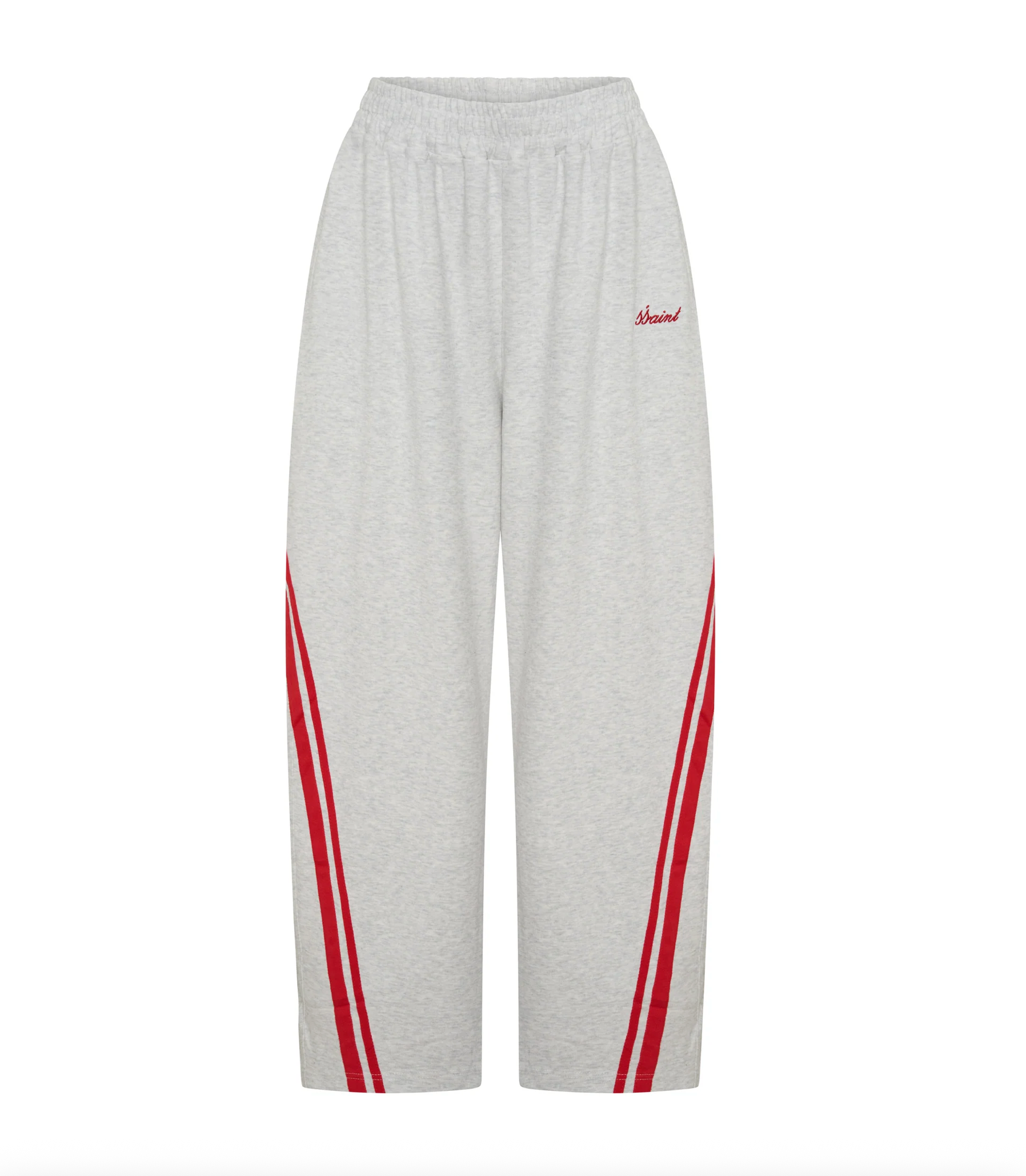 SŚAINT Barrel Trackpant - Grey/Red