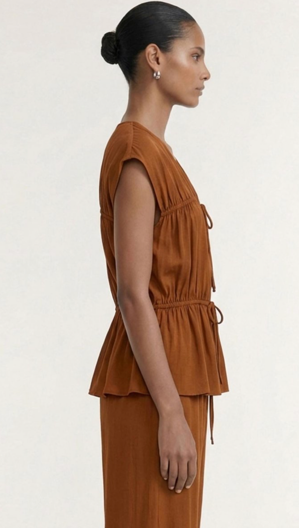 Solene Tie Front Top - Staple The Label