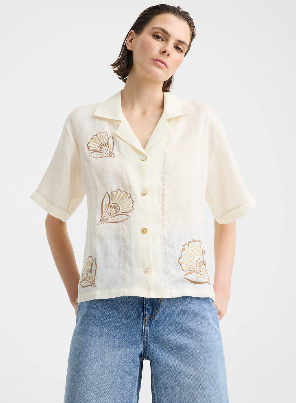 Penelope Linen Shirt-Morrison