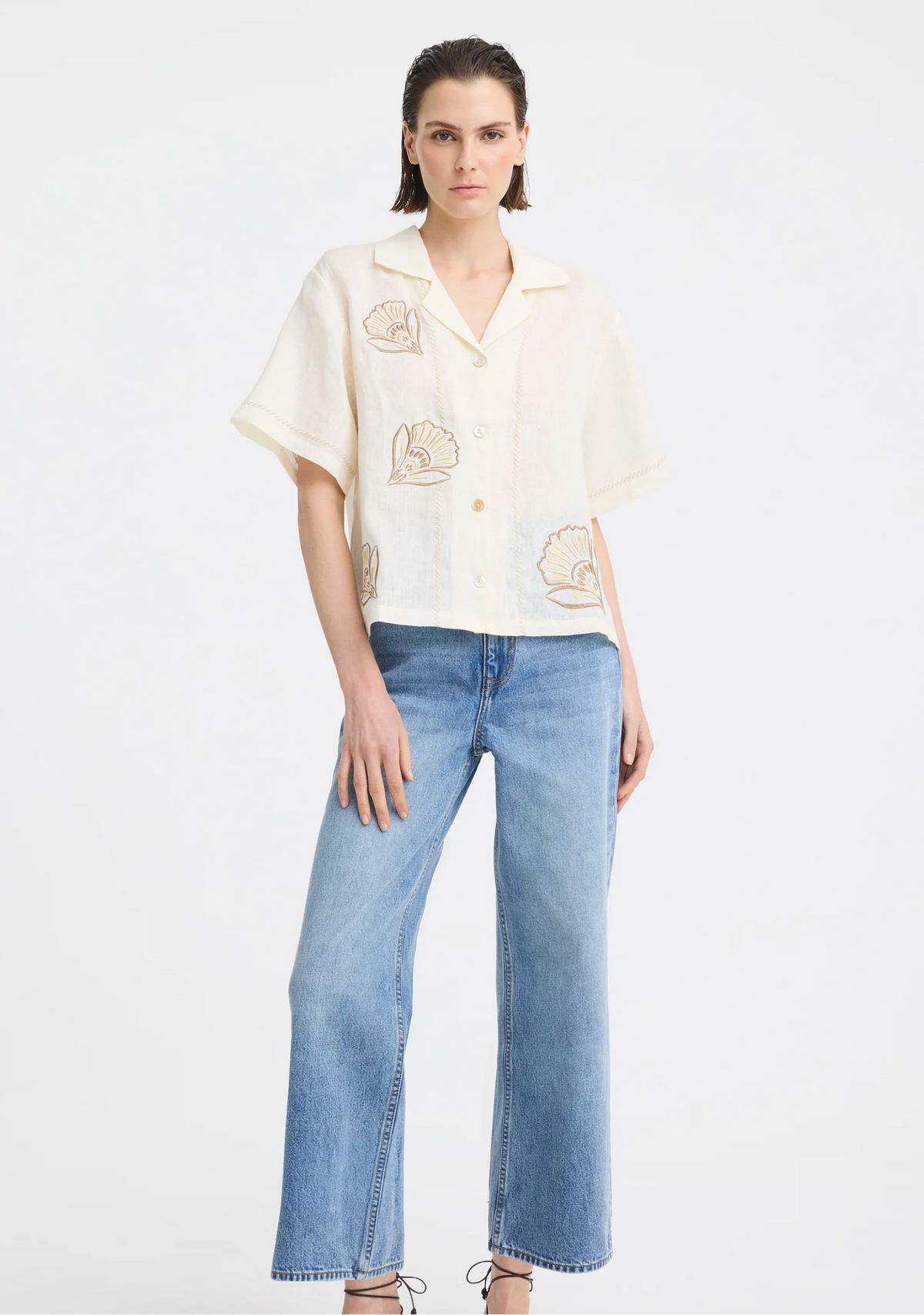 Penelope Linen Shirt-Morrison