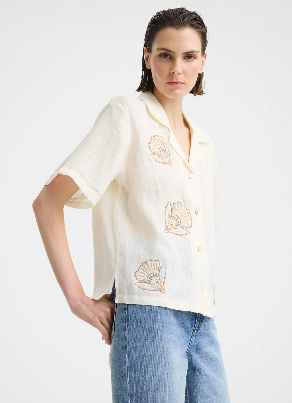 Penelope Linen Shirt-Morrison
