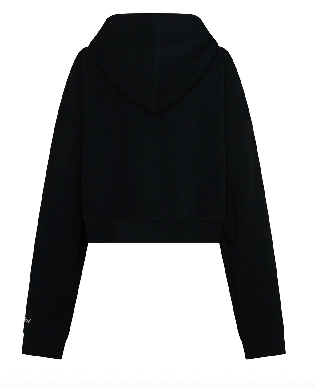 SŚAINT Cropped Hoodie Black/Butter