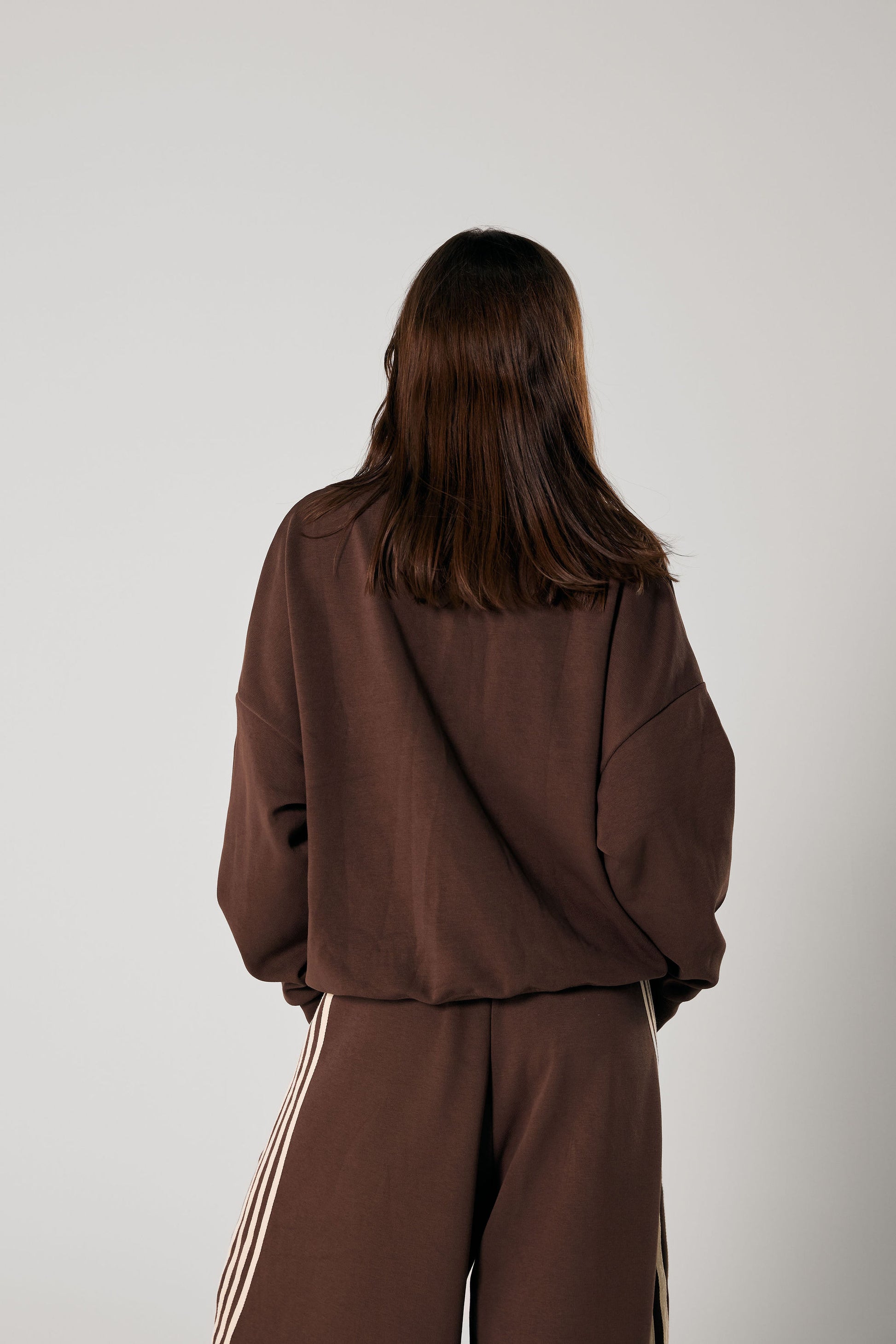 SŚAINT Zip Jumper Brown
