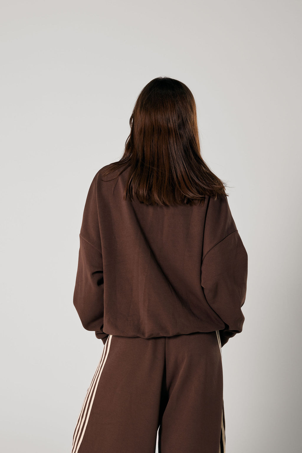 SŚAINT Zip Jumper Brown