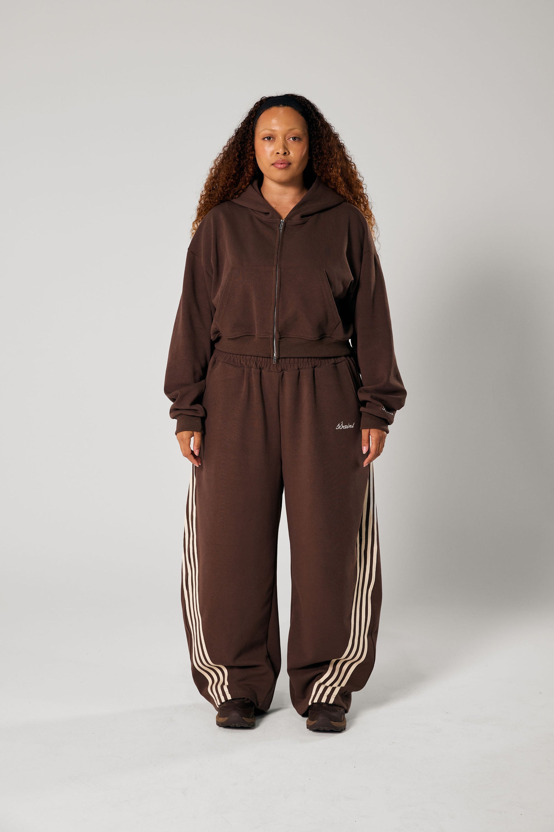 SŚAINT Barrel Pants Brown