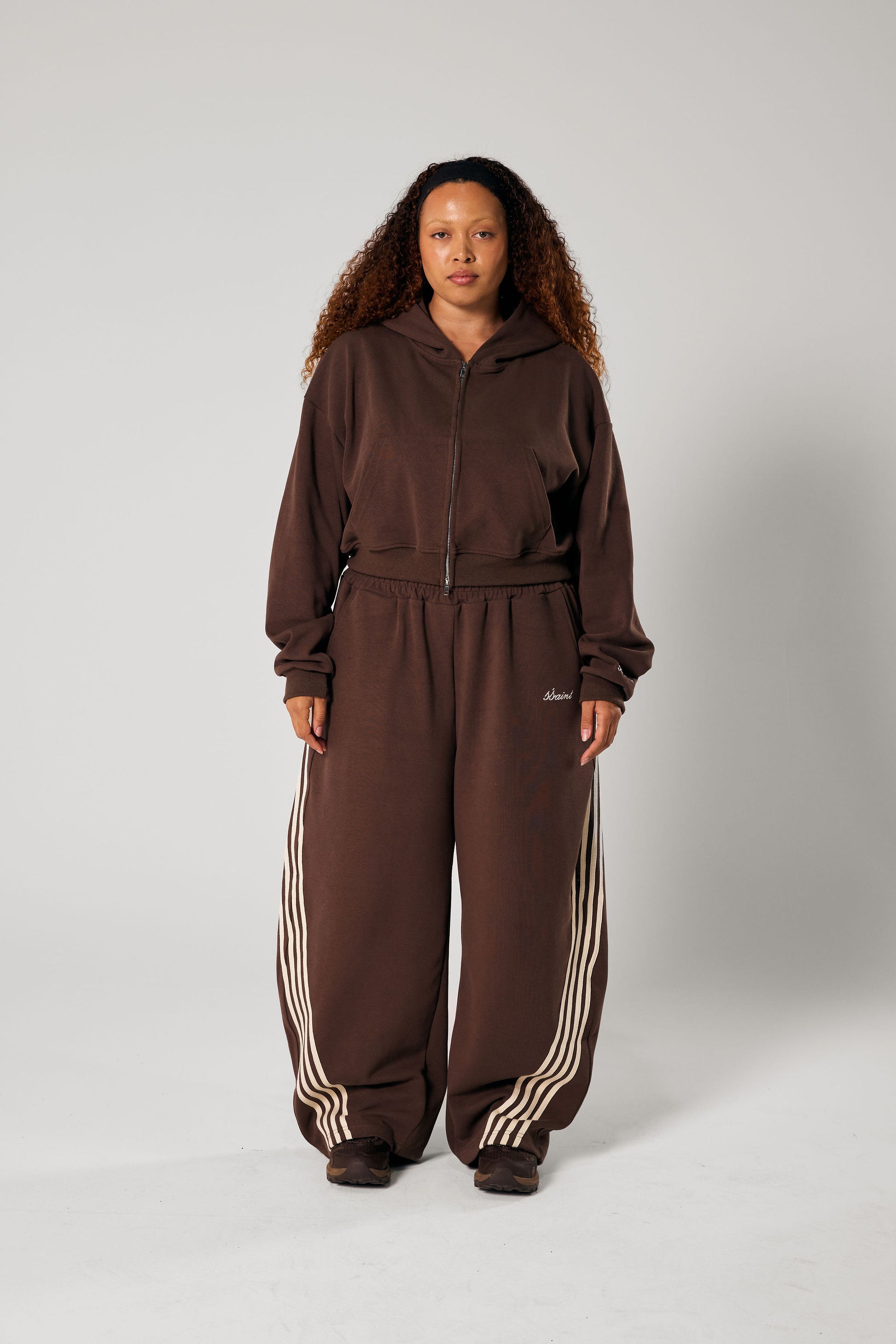 SŚAINT Barrel Pants Brown
