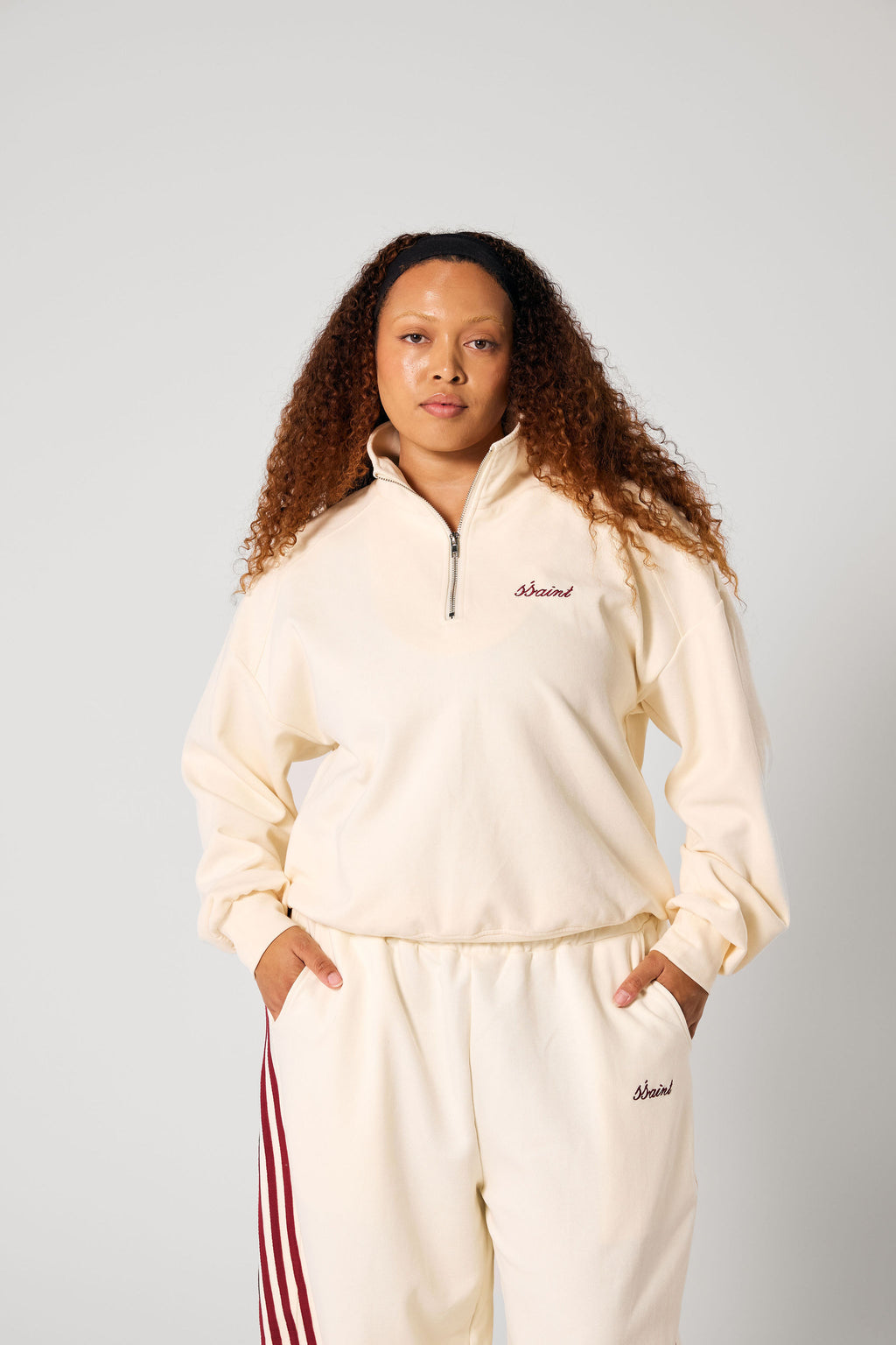 SŚAINT Cropped Hood Butter