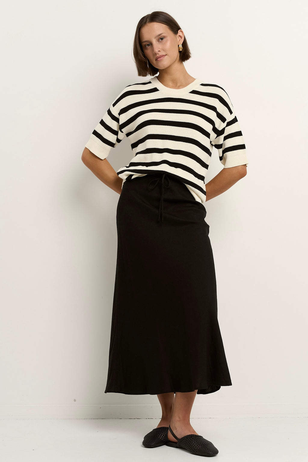 Summit Tie Waist Maxi  Among The Brave