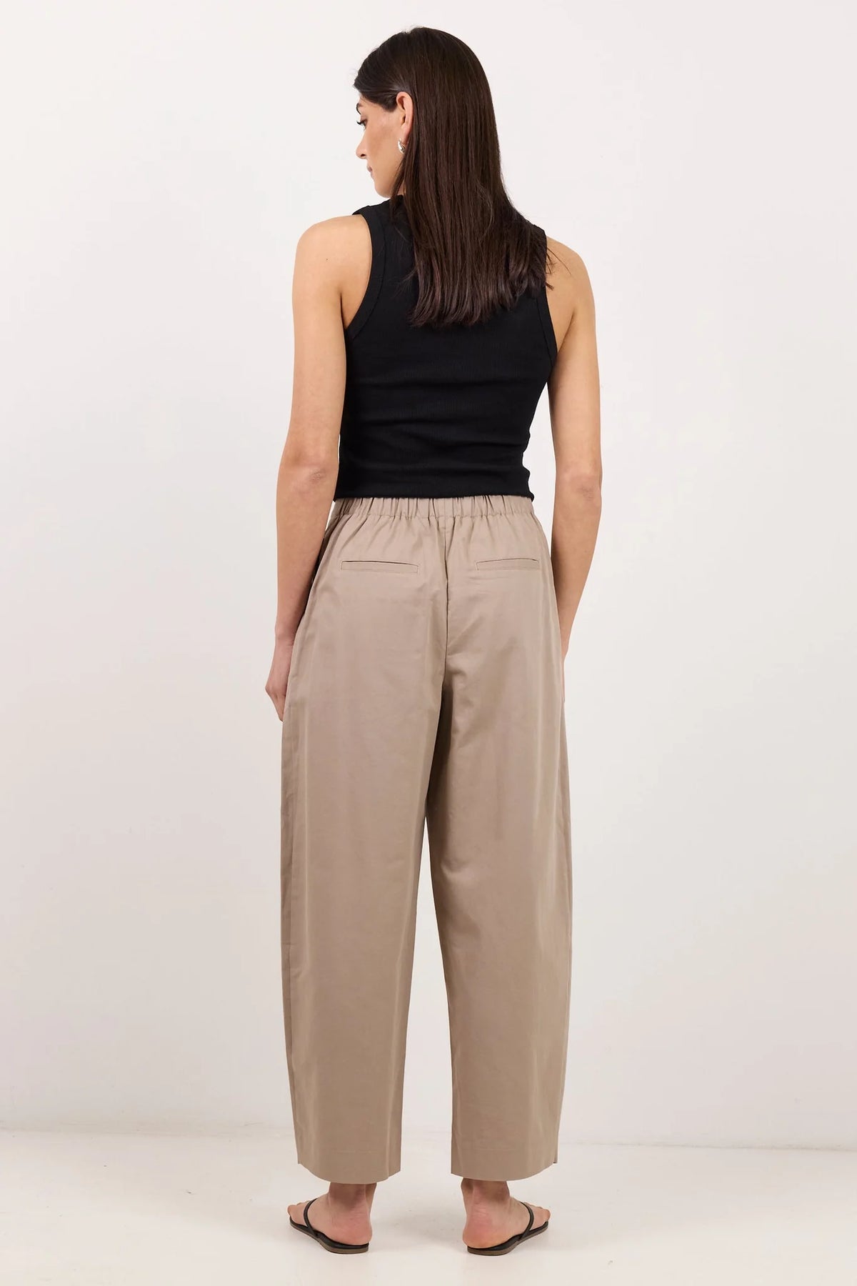Manifesto Front Pleat Barrel Leg Pants - Stories be Told