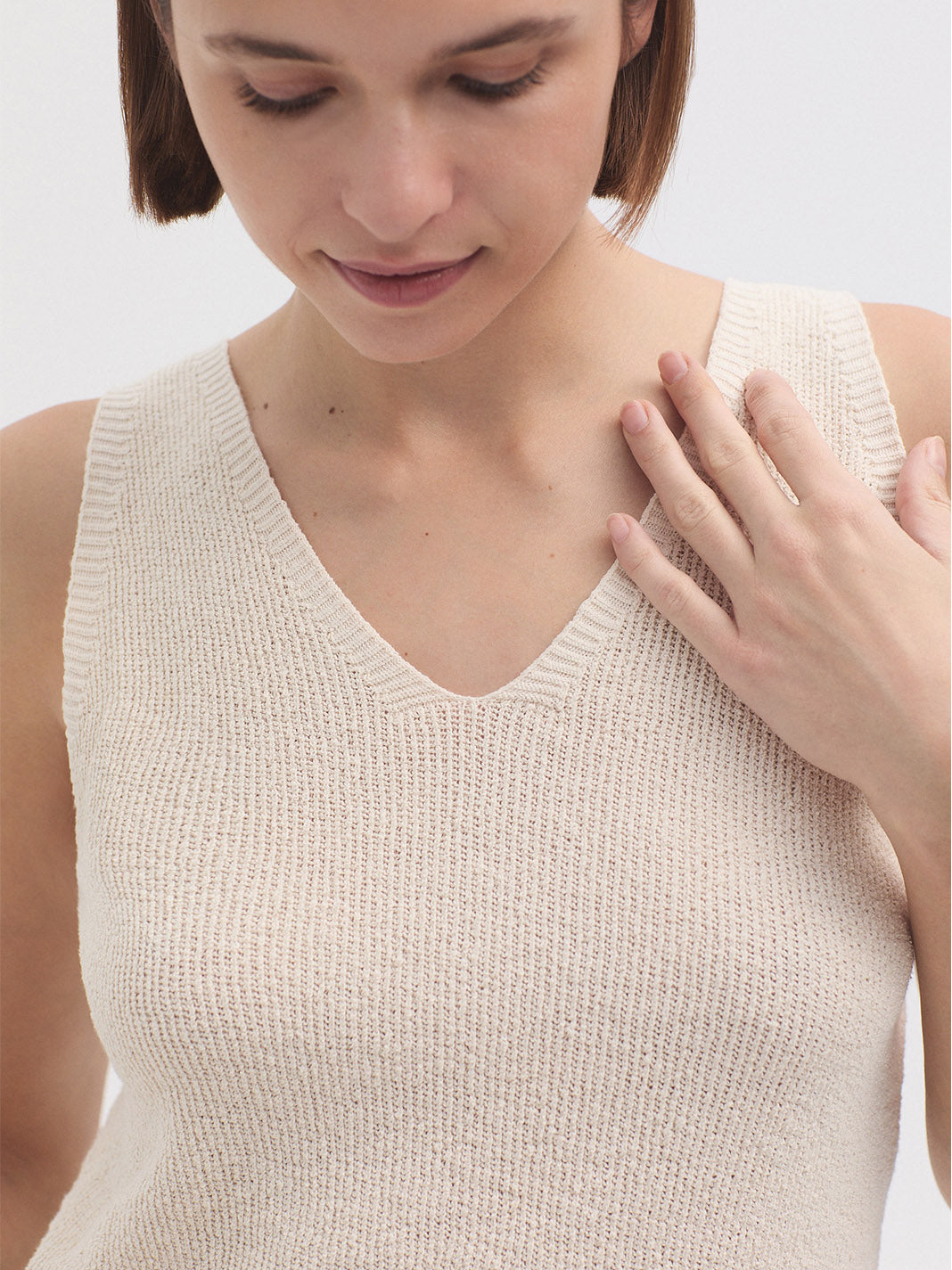 V Neckline Vest