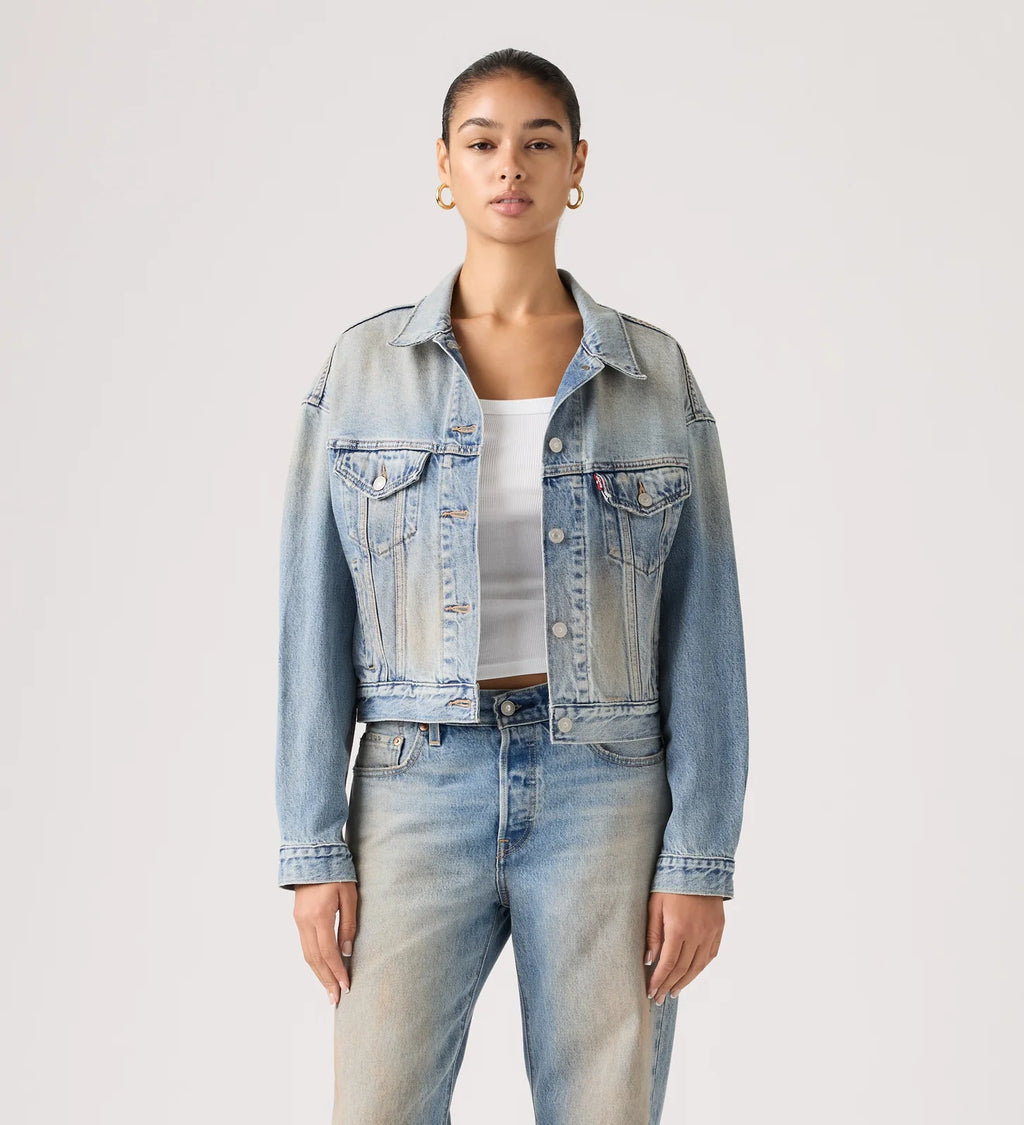 Shrunken 90's Trucker Jacket   Levis's